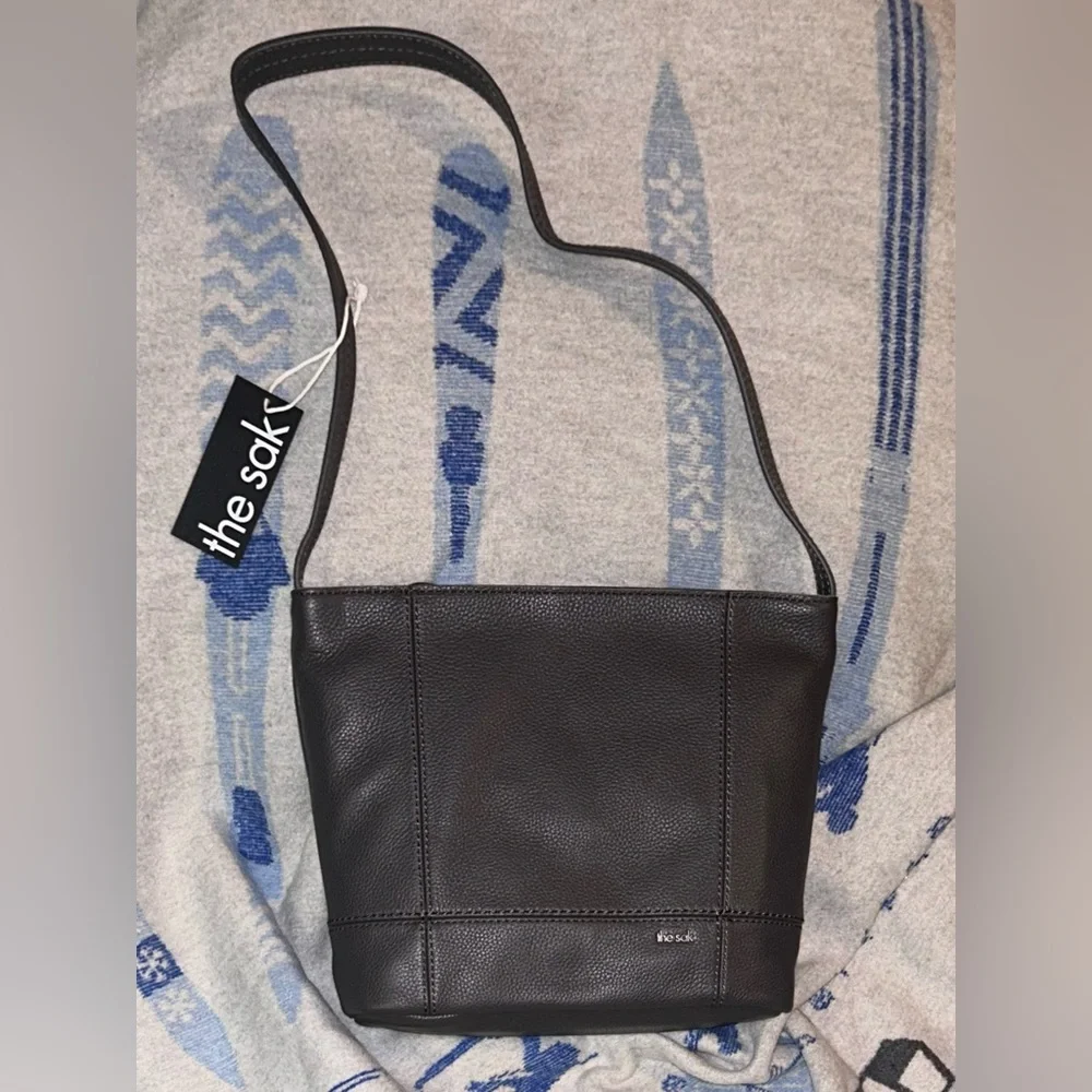 THE SAK Deep Indigo Genuine Leather De Young Hobo Shoulder Bag NWTS